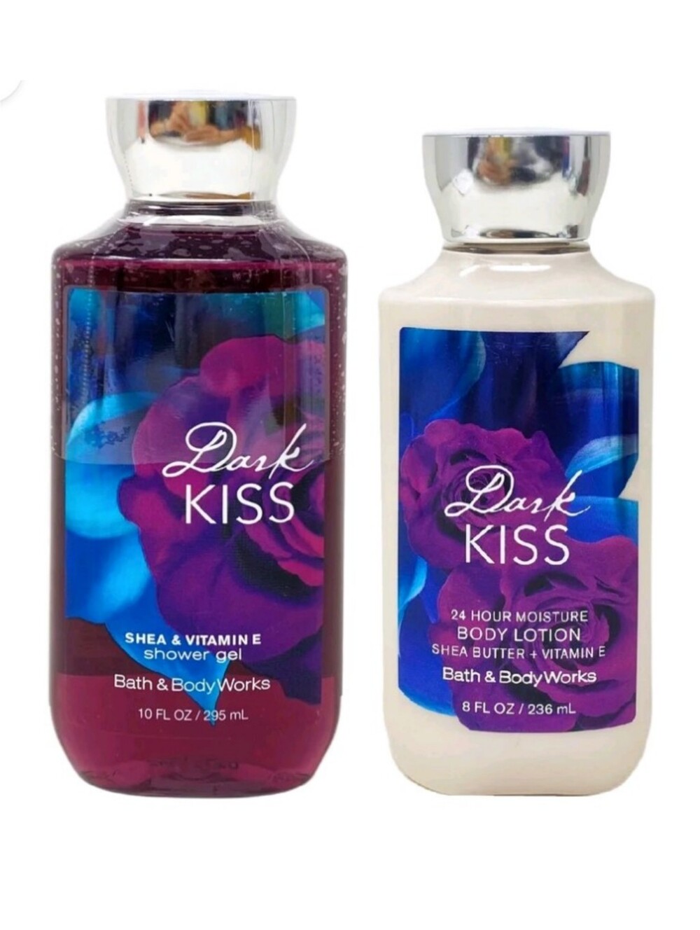 NEW Bath & Body Works Dark Kiss Shower Gel and Body Lotion Set
